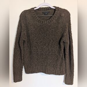 Sanctuary Women's Taupe Crew Neck Sweater